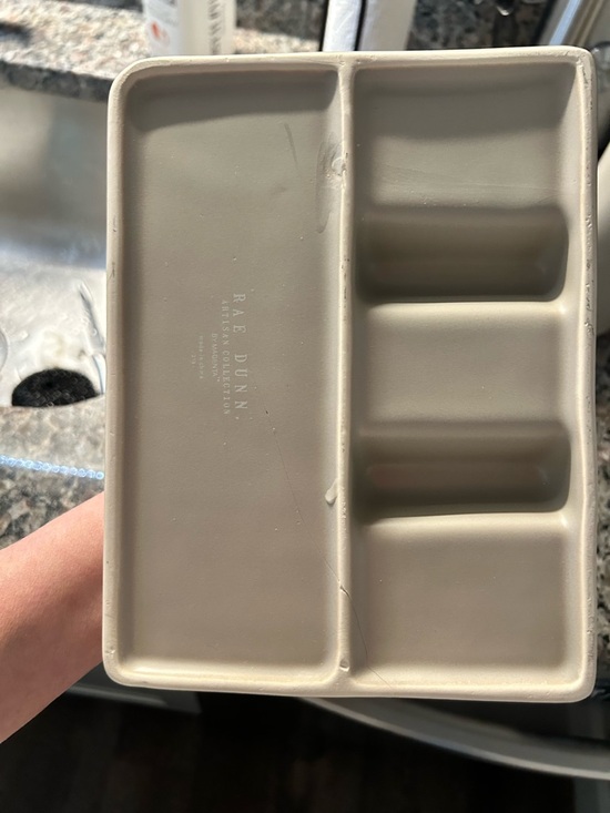 Rae Dunn 3-Piece Bathroom Vanity Set - “SOAP”, RINSE”, & “THINGS” Tray - Picture 11 of 14